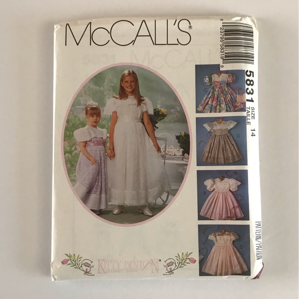 🧵3for12🧵 VTG McCall’s Pattern 5831 Child’s Dress